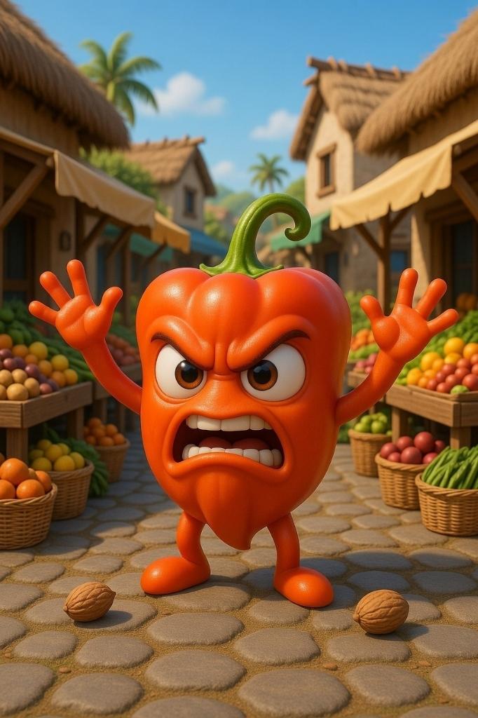 Scorcha Pepper — the mischievous villain